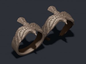 Eagle ring pack Modello di stampa 3D