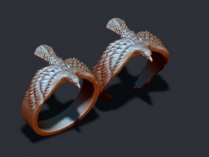 Eagle ring pack Modello di stampa 3D