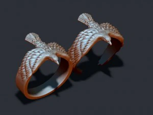 Eagle ring pack 3D Print Model