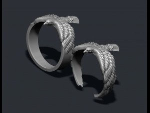 Eagle ring pack Modello di stampa 3D