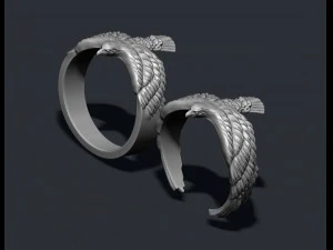 Eagle ring pack 3D Print Model