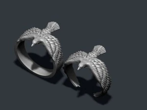 Eagle ring pack 3D Print Model