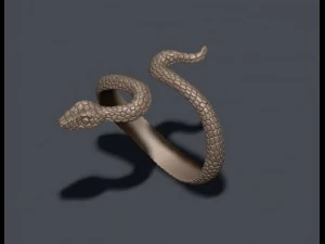 Snake ring 3D Print Model