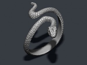 Snake ring 3D 打印模型