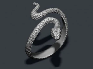 Snake ring 3D Print Model