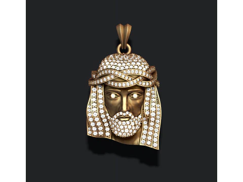 Jesus pendant 3D Print Model