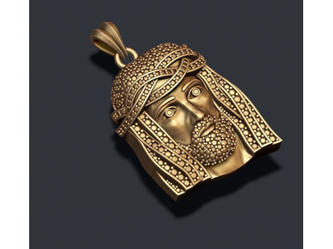 Jesus pendant 3D Print Model