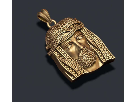 Jesus pendant 3D Print Model
