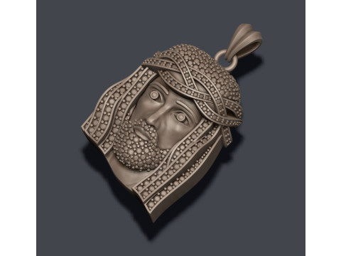 Jesus pendant 3D Print Model