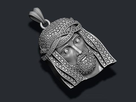 Jesus pendant 3D Print Model