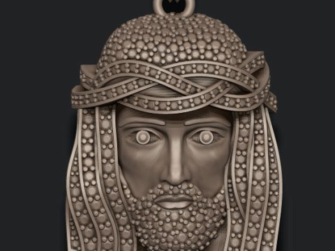 Jesus pendant 3D Print Model