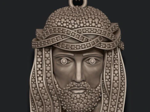 Jesus pendant 3D Print Model