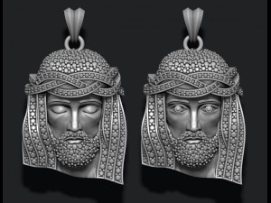 Jesus pendant pack Modelo de Impressão 3D