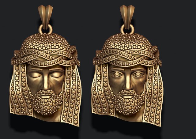 Jesus pendant pack Modelo de Impressão 3D .c4d .max .obj .3ds .fbx .stl .blend 