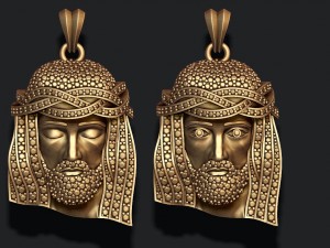 Jesus pendant pack 3D Print Model
