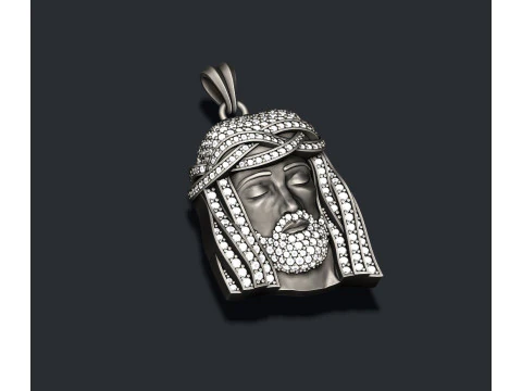 Pacote de pingente de Jesus Modelo de Impressão 3D