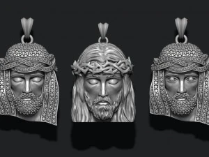 Jesus pendant pack 3D Print Model