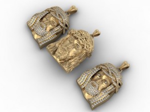 Jesus pendant pack 3D Print Model