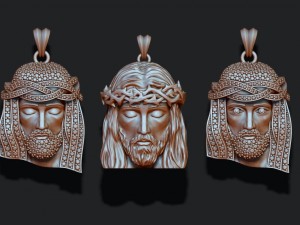 Jesus pendant pack 3D Print Model