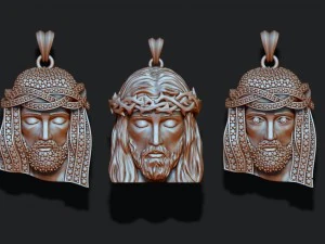 Jesus pendant pack 3D Print Model