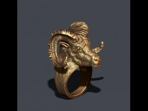 Aries ring 3D Print Model