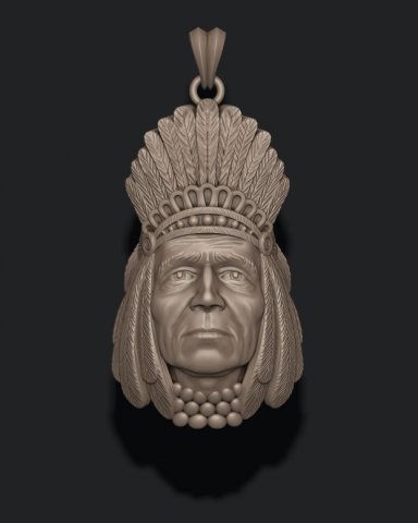 Indian head pendant deals