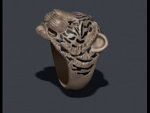 Tiger ring 3D प्रिंट मॉडल