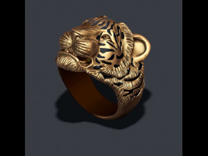 Tiger ring 3D प्रिंट मॉडल
