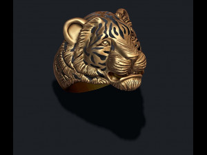 Tiger ring 3D प्रिंट मॉडल