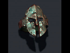 Helmet ring 3D Print Model