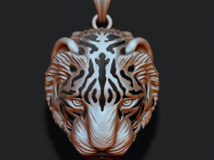 Tiger pendant 3D Print Model