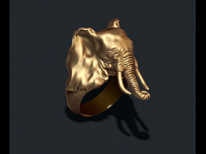 Elephant ring 3D प्रिंट मॉडल