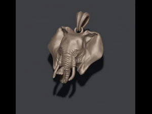 Fil kolye 3D Baskı Modeli