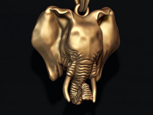 Elephant pendant 3D प्रिंट मॉडल