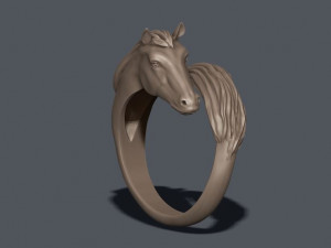 Horse ring 3D प्रिंट मॉडल