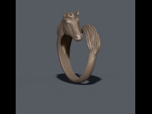 Horse ring 3D प्रिंट मॉडल