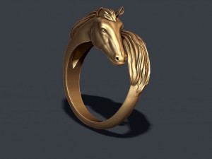 Horse ring 3D प्रिंट मॉडल