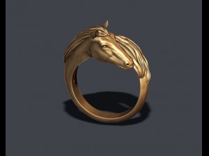 Horse ring 3D प्रिंट मॉडल