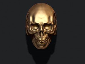 Skull ring 3Dプリントモデル