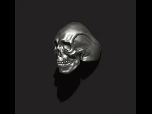 Totenkopfring 3D Druckmodell