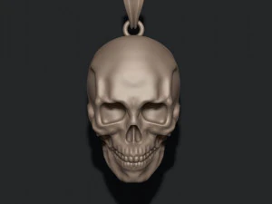 Ciondolo teschio Modello di stampa 3D