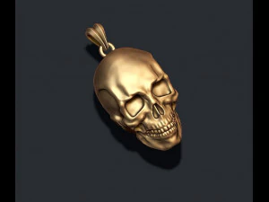 Skull pendant 3D Print Model