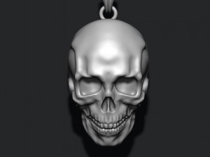 Skull pendant 3D 프린트 모델