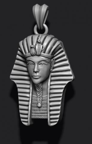 Pharaoh pendant Modelo de Impressão 3D .c4d .max .obj .3ds .fbx .stl .blend