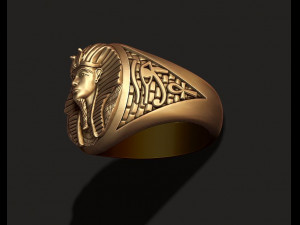 Pharaoh ring 3D 打印模型