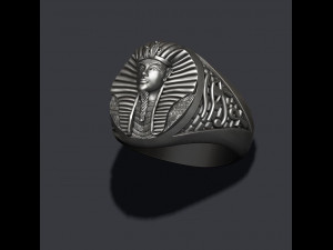 Pharaoh ring 3D 打印模型
