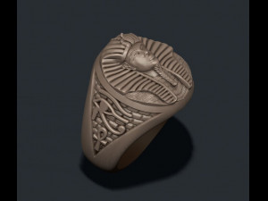 Pharaoh ring 3D 打印模型