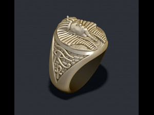 Pharaoh ring 3D 打印模型