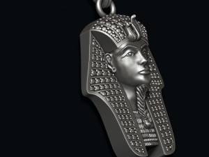 Pharaoh pendant with gems Modello di stampa 3D