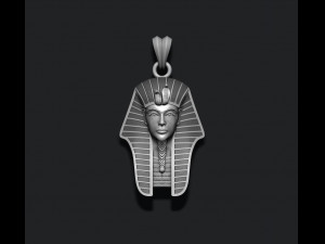Pharaoh pendant with enamel 3D 打印模型